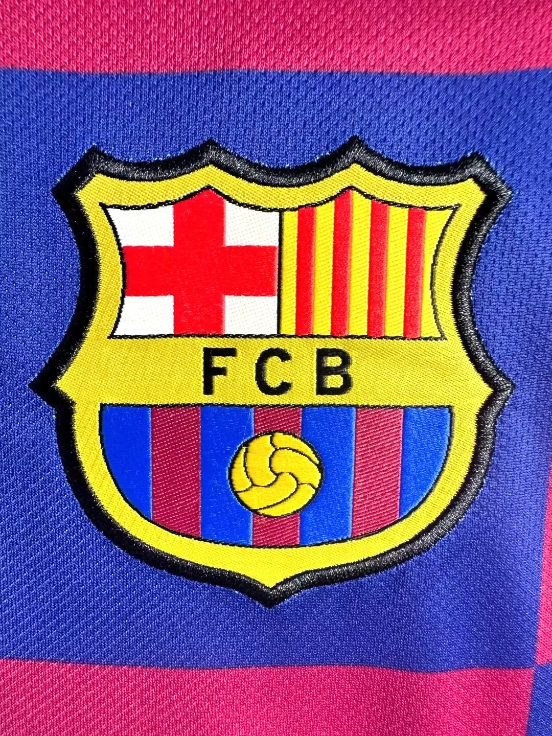 2019-20 Barcelona Home Retro Jersey view 7