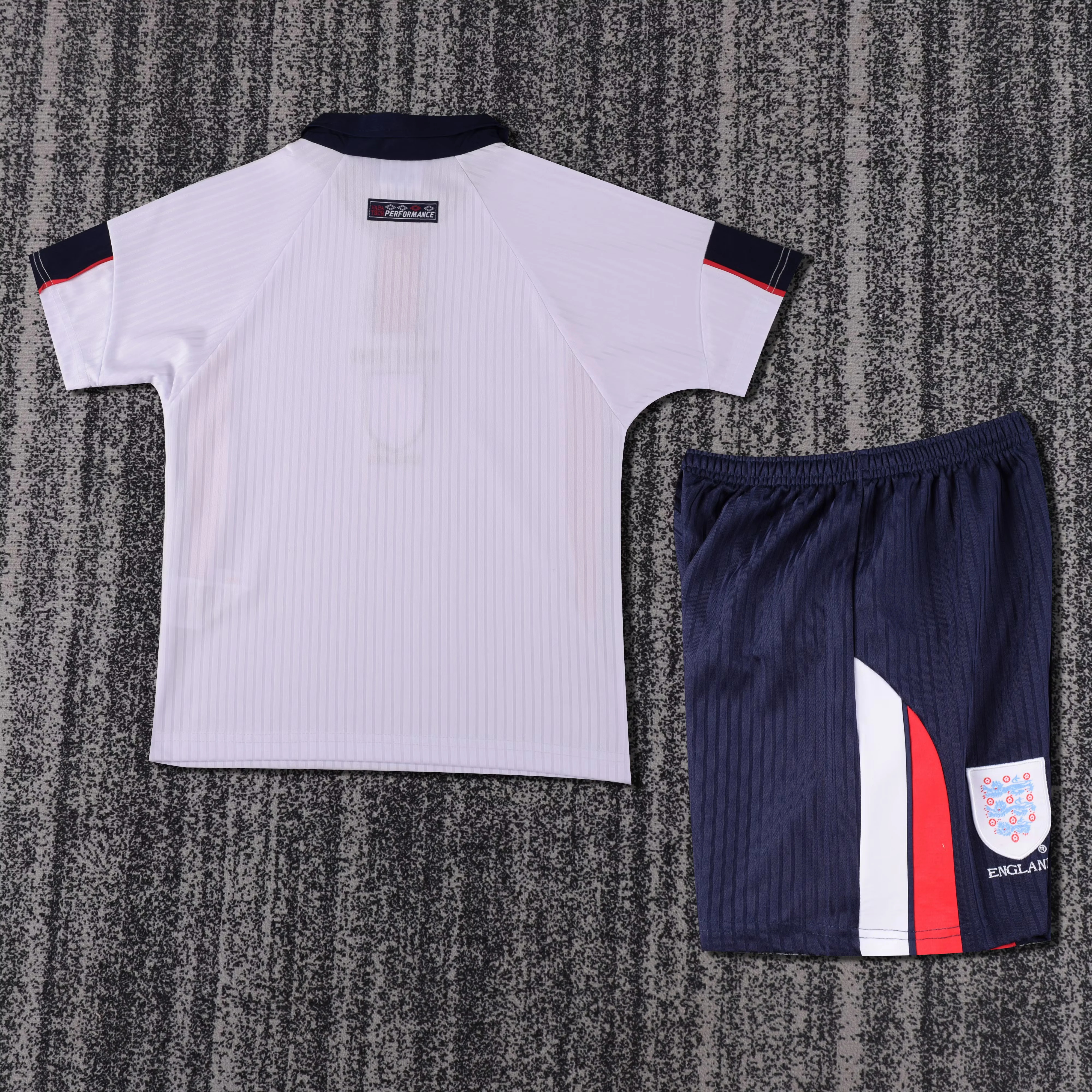 1998 England Home Retro Shirt - Kids view 2
