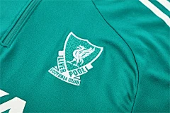 2025-26 Liverpool Green Half-Drawn Training Jersey view 16