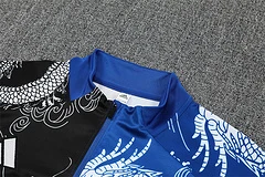 2025-26 Real Madrid Black and Blue Special Edition Half-Draw Training Jersey view 12