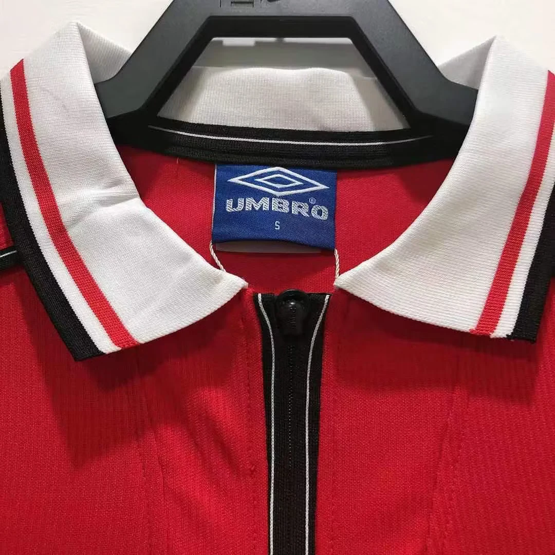 1998-99 Manchester United Home Retro Jersey view 7