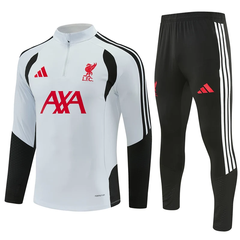 2026-27 Liverpool Light Grey Half-Zip Training Jersey view 18