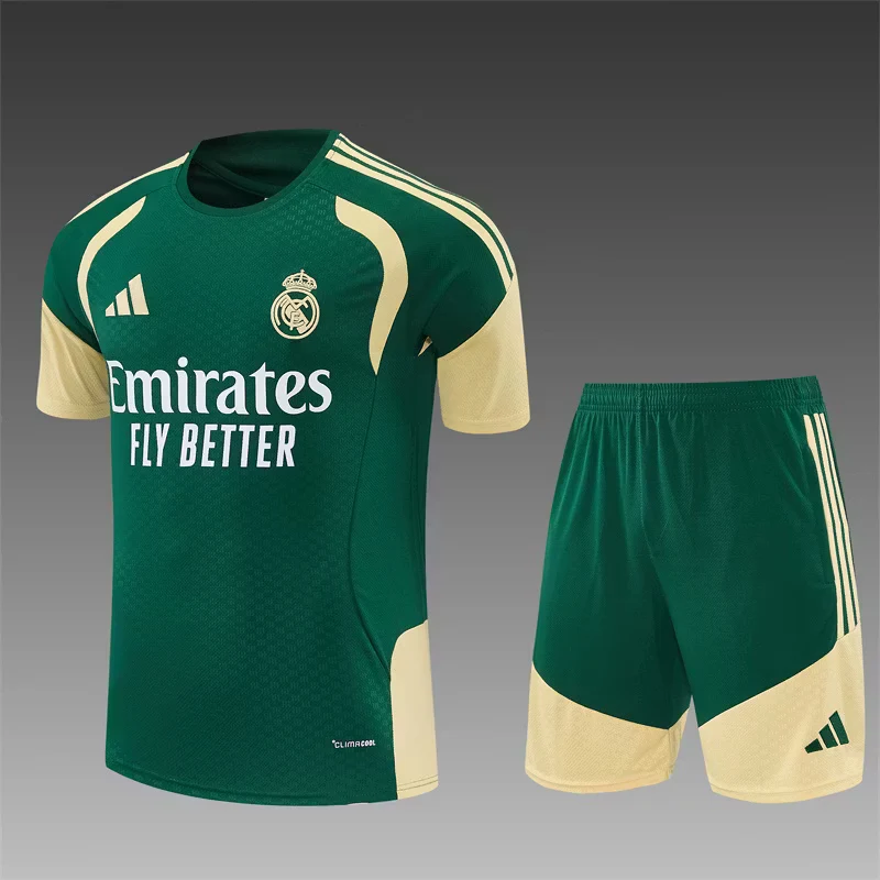 2026-27 Real Madrid Green Short-Sleeve Training Jersey