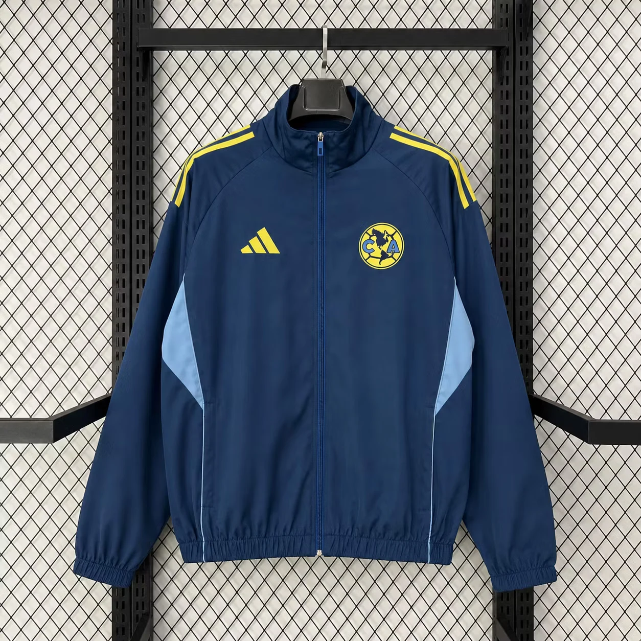 2025-26 Cougars Blue Training Waterproof Windbreaker