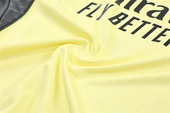 2025-26 Real Madrid Yellow Half-Pull Training Jersey view 6