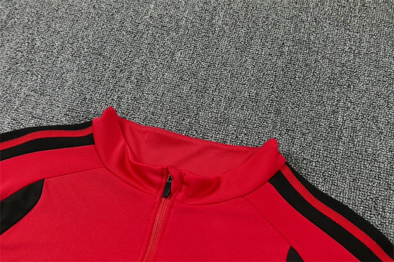 2026-27 Manchester United Red Half-Zip Training Jersey view 12