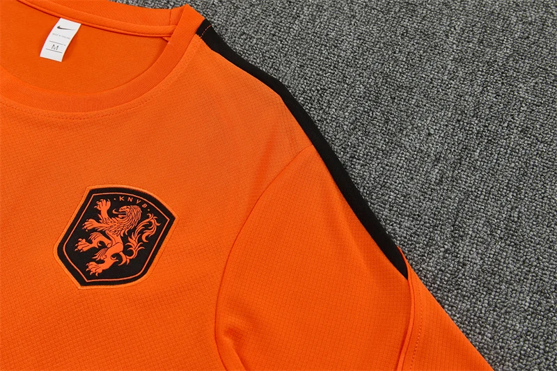 2026-27 Netherlands Royal Orange Short-Sleeve Training Jersey view 12