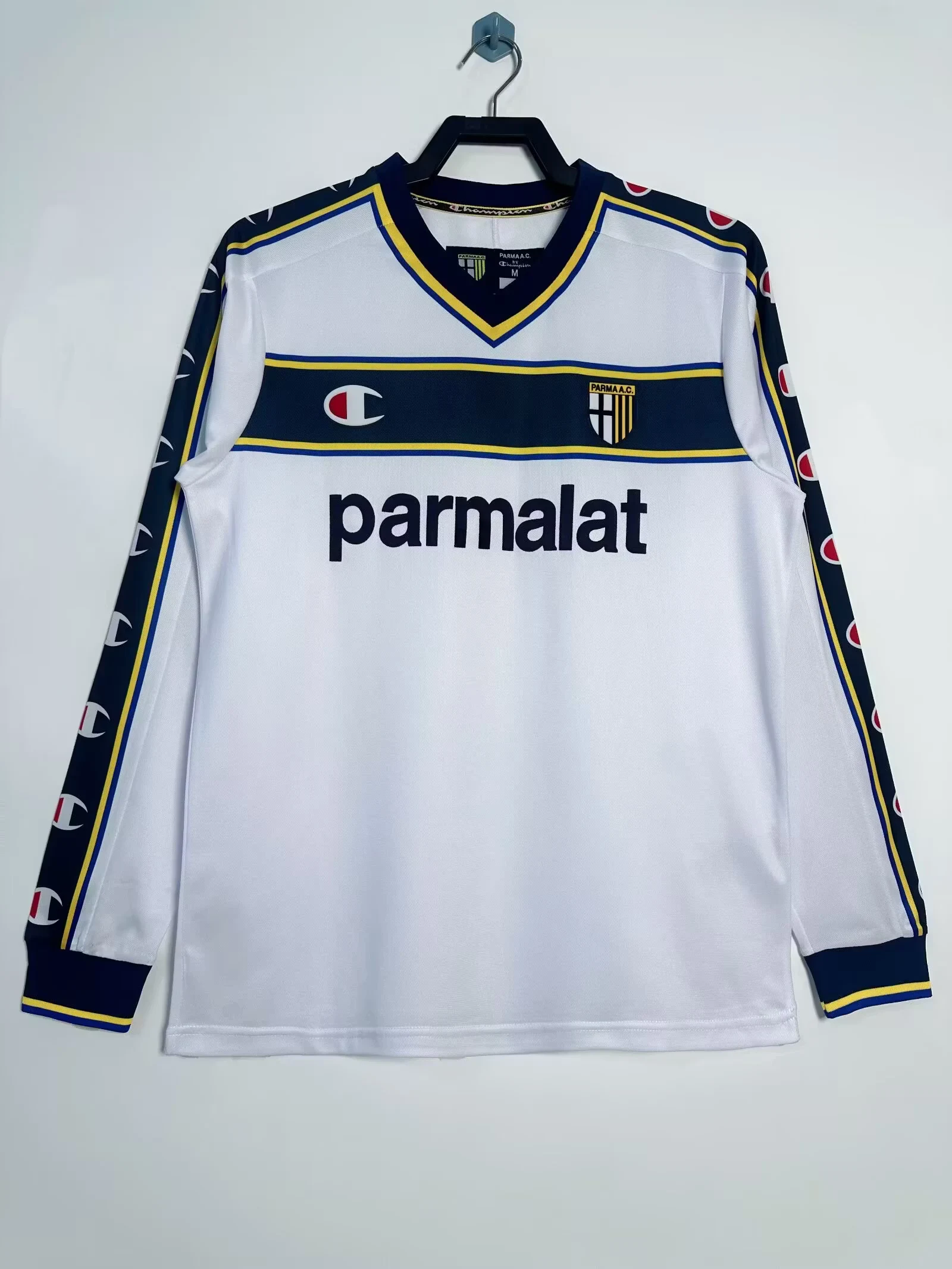 2002-03 Parma Away Retro Long-Sleeve Jersey