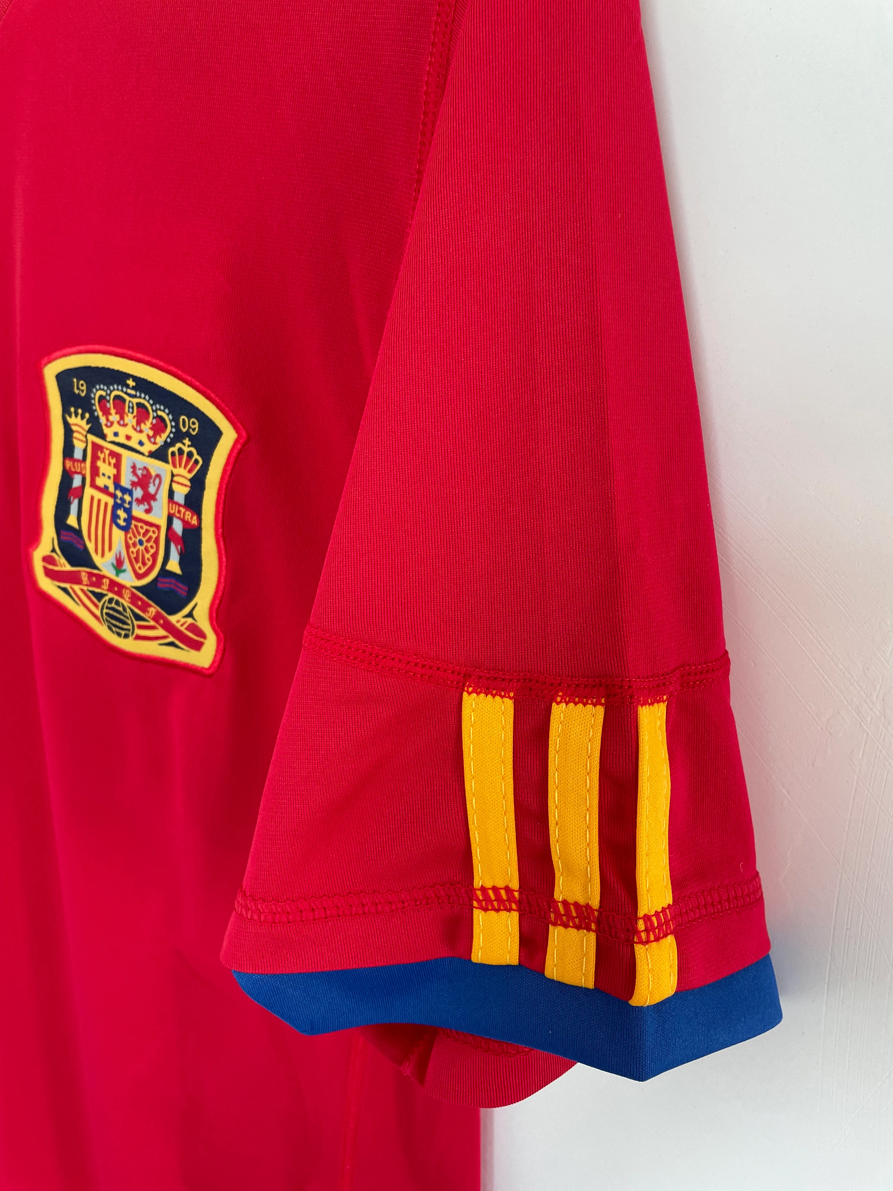 2010 Spain Home Retro Jersey view 5