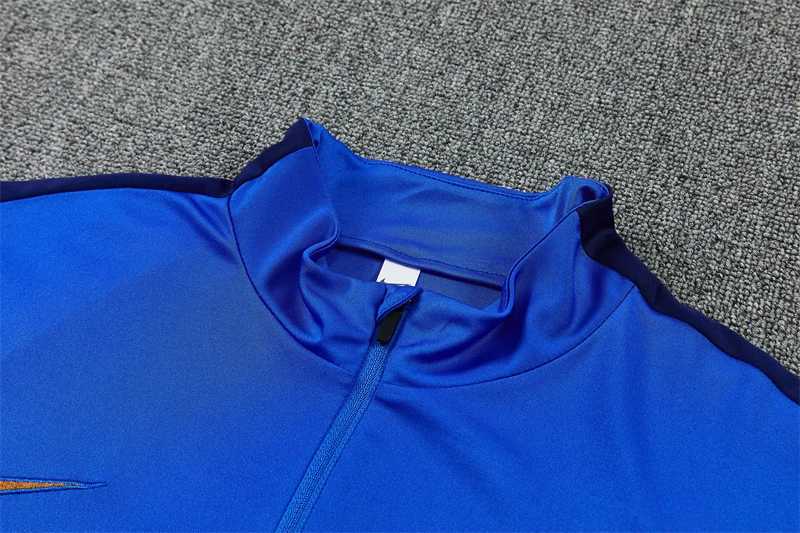 2026-27 France Blue Half-Zip Training Jersey view 5