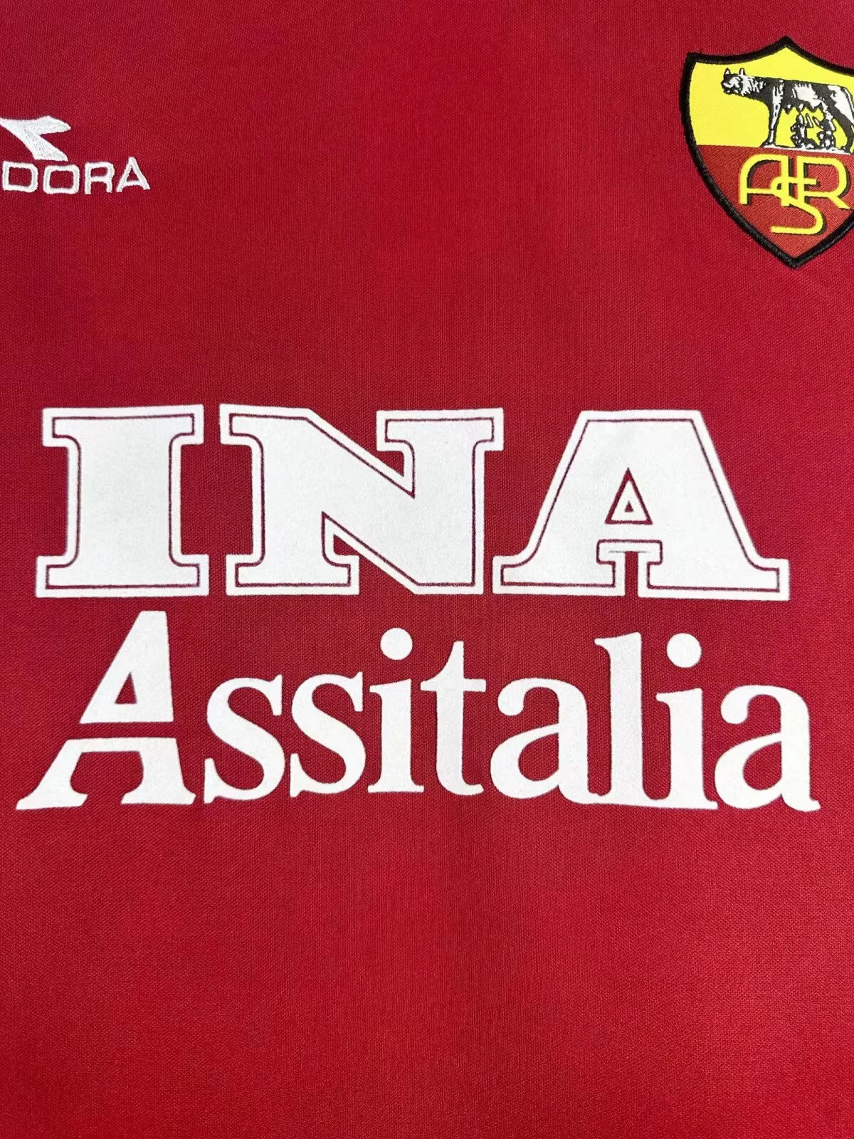 1998-99 Roma Home Long Sleeve Retro Jersey view 4