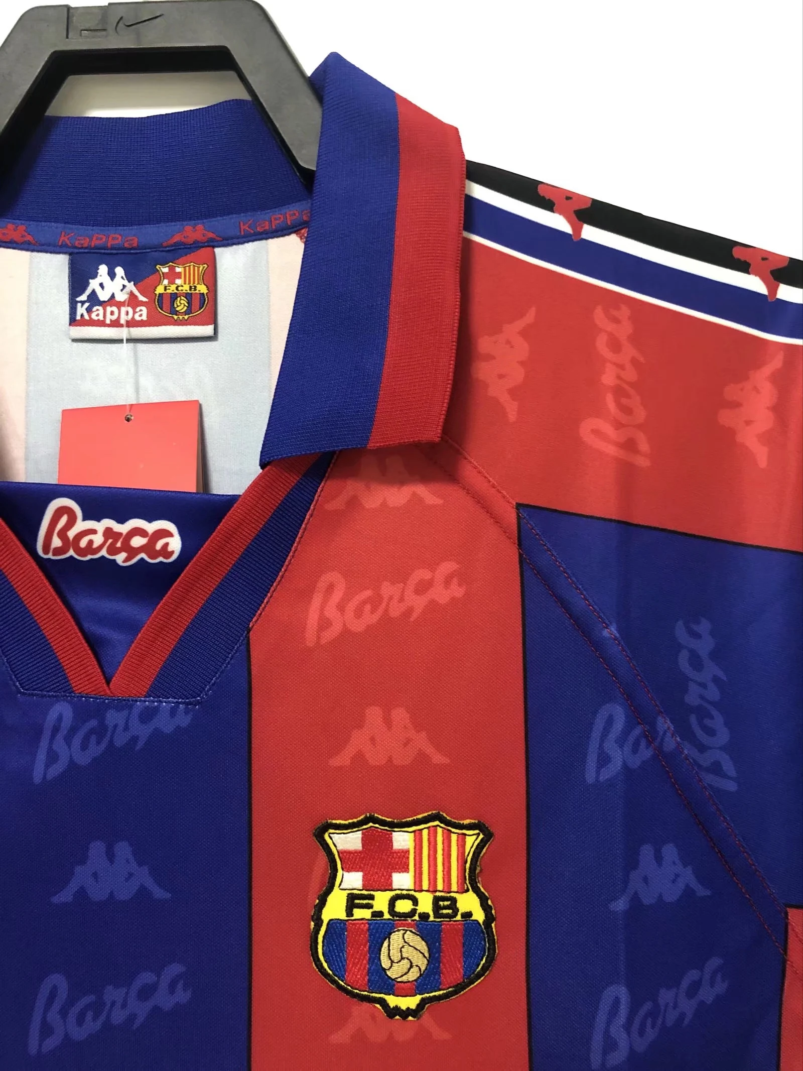 1996-97 Barcelona Home Retro Jersey view 9