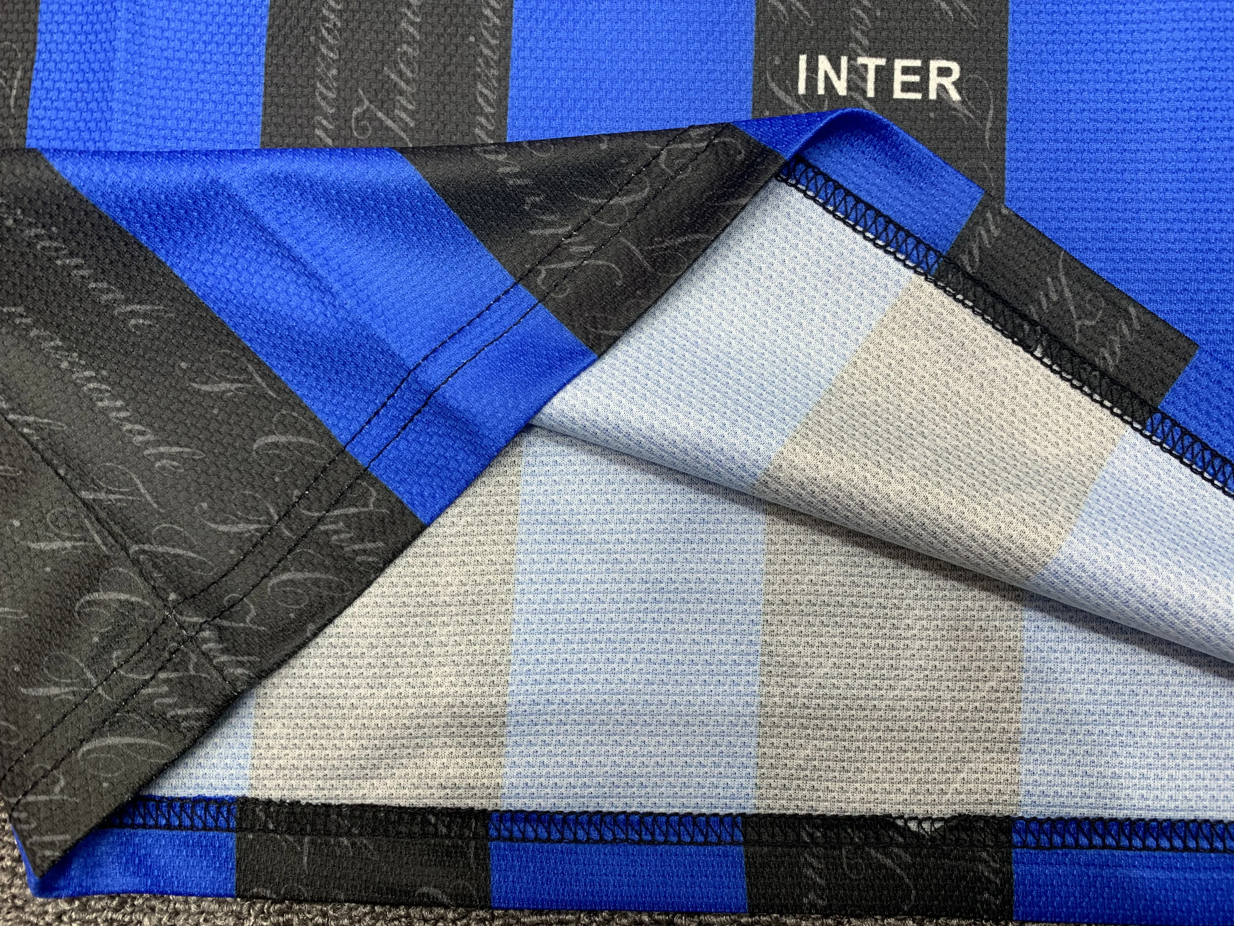 1997-98 Inter Milan home blue and black retro jersey view 4