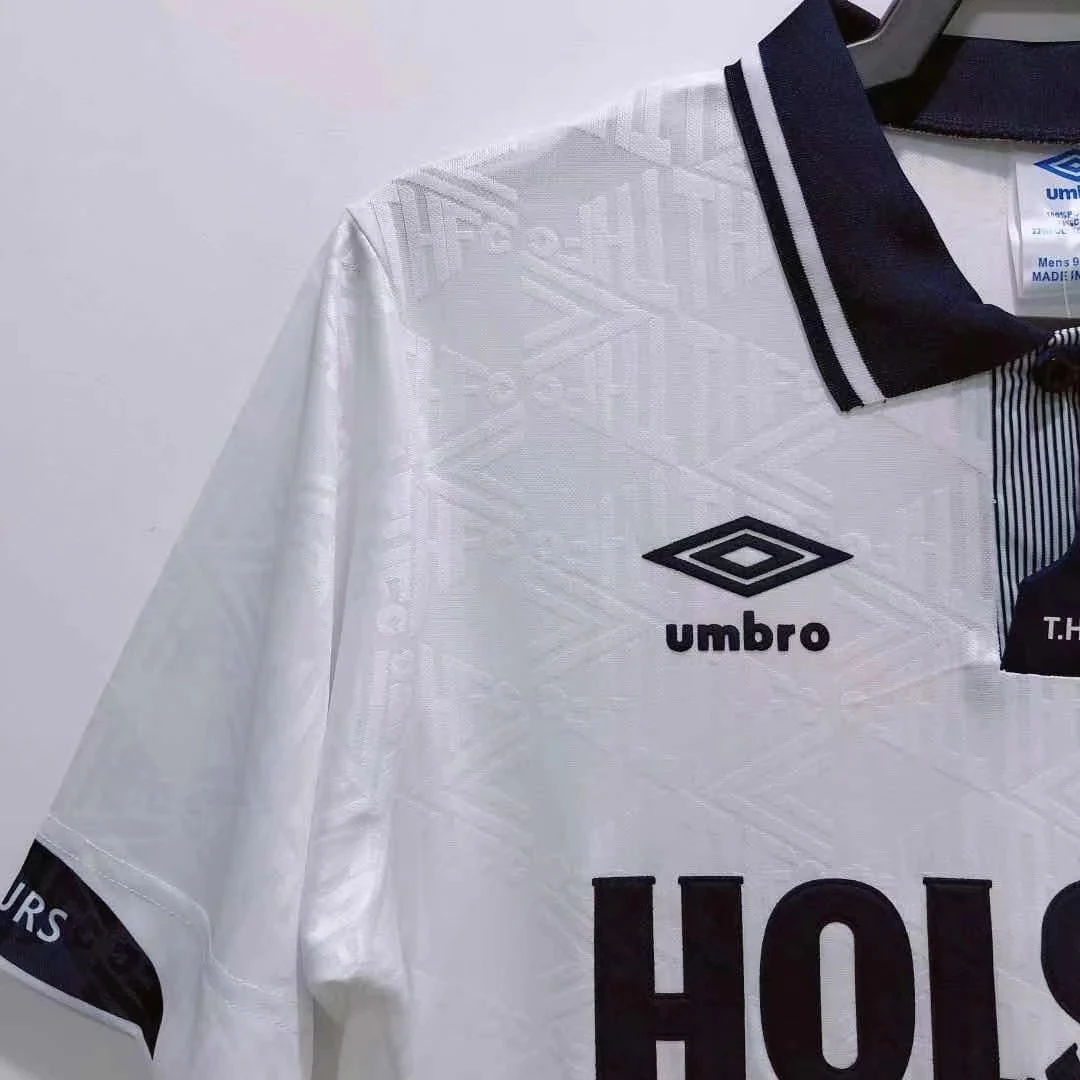 1991-93 Tottenham Hotspur Home Retro Kit view 10