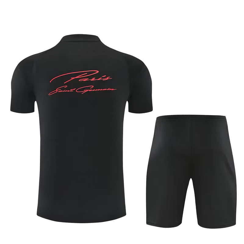 2026-27 Paris Black Short-Sleeve Training Jersey view 18
