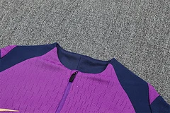 2025-26 Barcelona Purple Half-Dress Training Jersey view 12