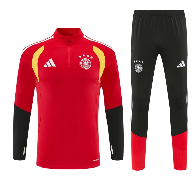 2026-27 Germany Red Half-Zip Training Jersey view 14