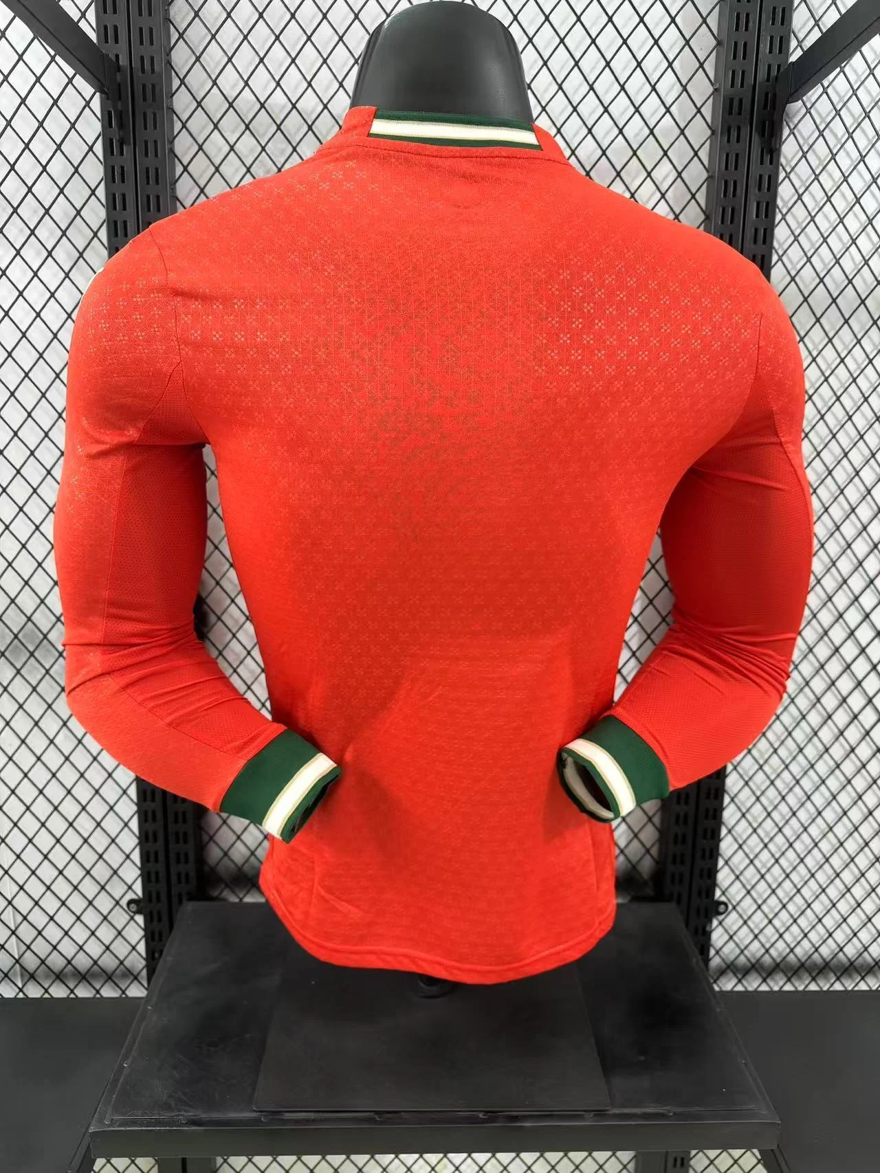 2025-26 Portugal Home Long-Sleeve Jersey - Player Version view 2