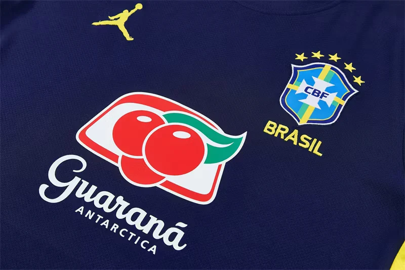 2026-27 Brazil Royal Blue Short-Sleeve Training Jersey view 6