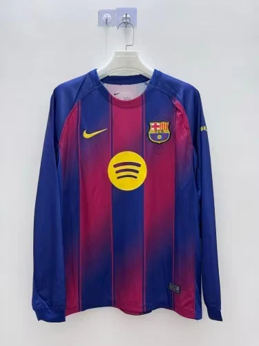 2025-26 Barcelona home long-sleeved jersey.