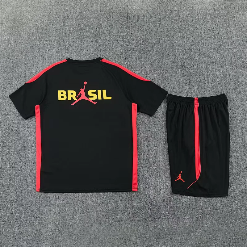 2026-27 Brazil Black Short-Sleeve Training Jersey view 14