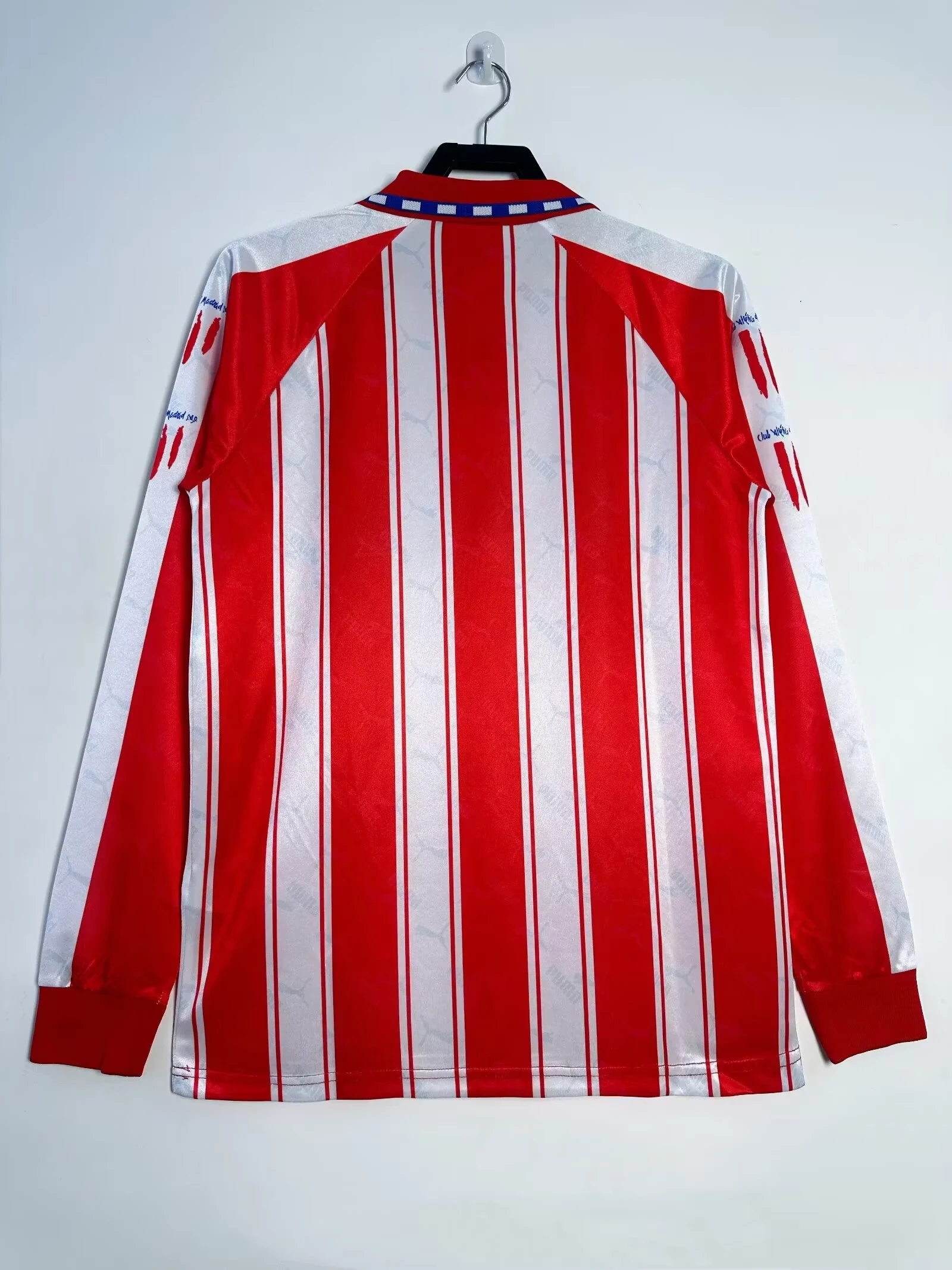 1994-95 Atletico Madrid Home Long Sleeve Retro Jersey view 2