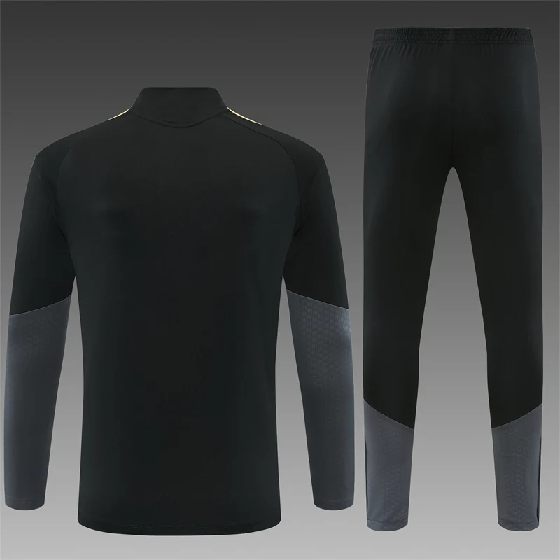 2026-27 Juventus Black Half-Zip Long-Sleeve Training Kit view 2