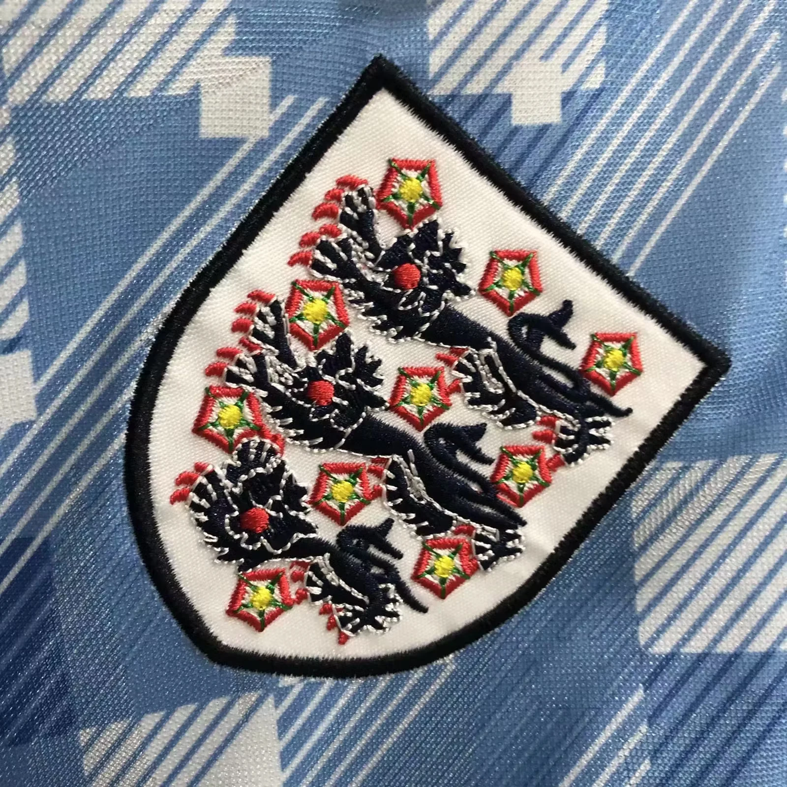 1990 England Second Away Retro Jersey view 5