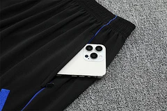 2025-26 Real Madrid Black and Blue Special Edition Half-Draw Training Jersey view 4