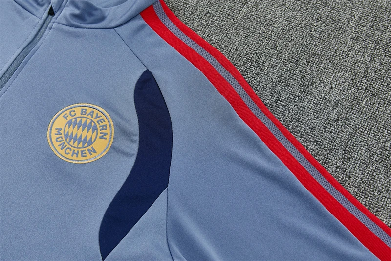 2026-27 Bayern Munich Dark Grey Half-Zip Training Jersey view 12