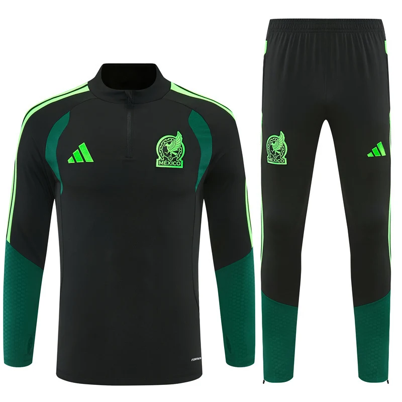 2026-27 Mexico Black Half-Zip Training Jersey view 21