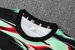 2025-26 Portugal Green and Black [Camouflage] Short Sleeve Training Jersey view 15