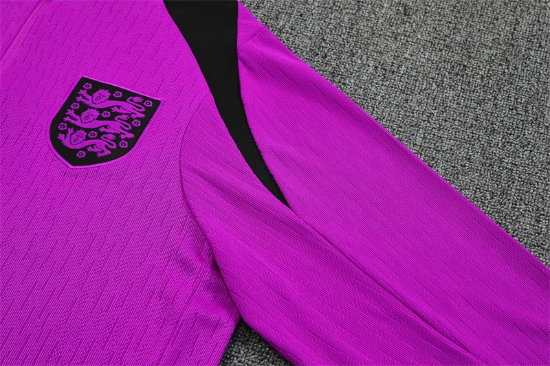 2025-26 England Purple Half-Zip Training Jersey view 6