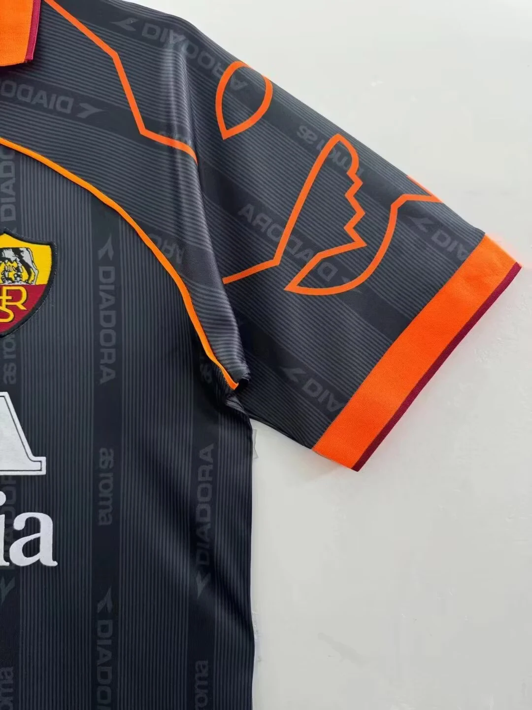 1999-00 Roma Away Retro Jersey view 4