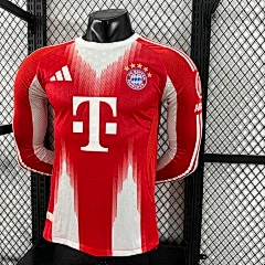 2025-26 Bayern Munich Home Long Sleeve Jersey - Player Edition view 7