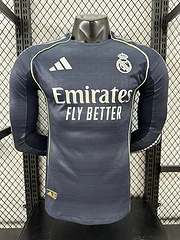 2025-26 Real Madrid Away Long Sleeve Shirt - Player Edition view 10