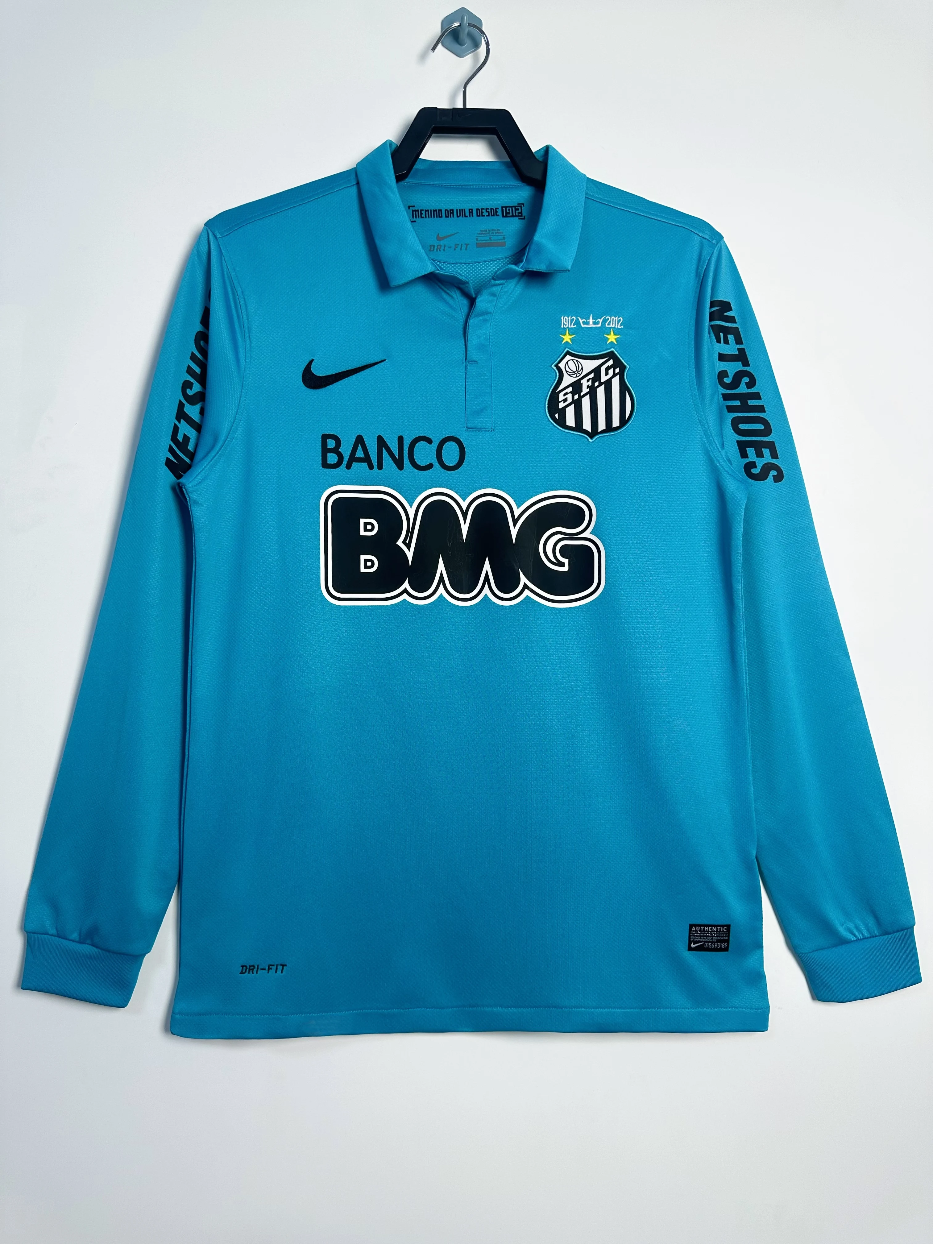 2012-13 Santos Second Away Match Retro Long-Sleeve Jersey