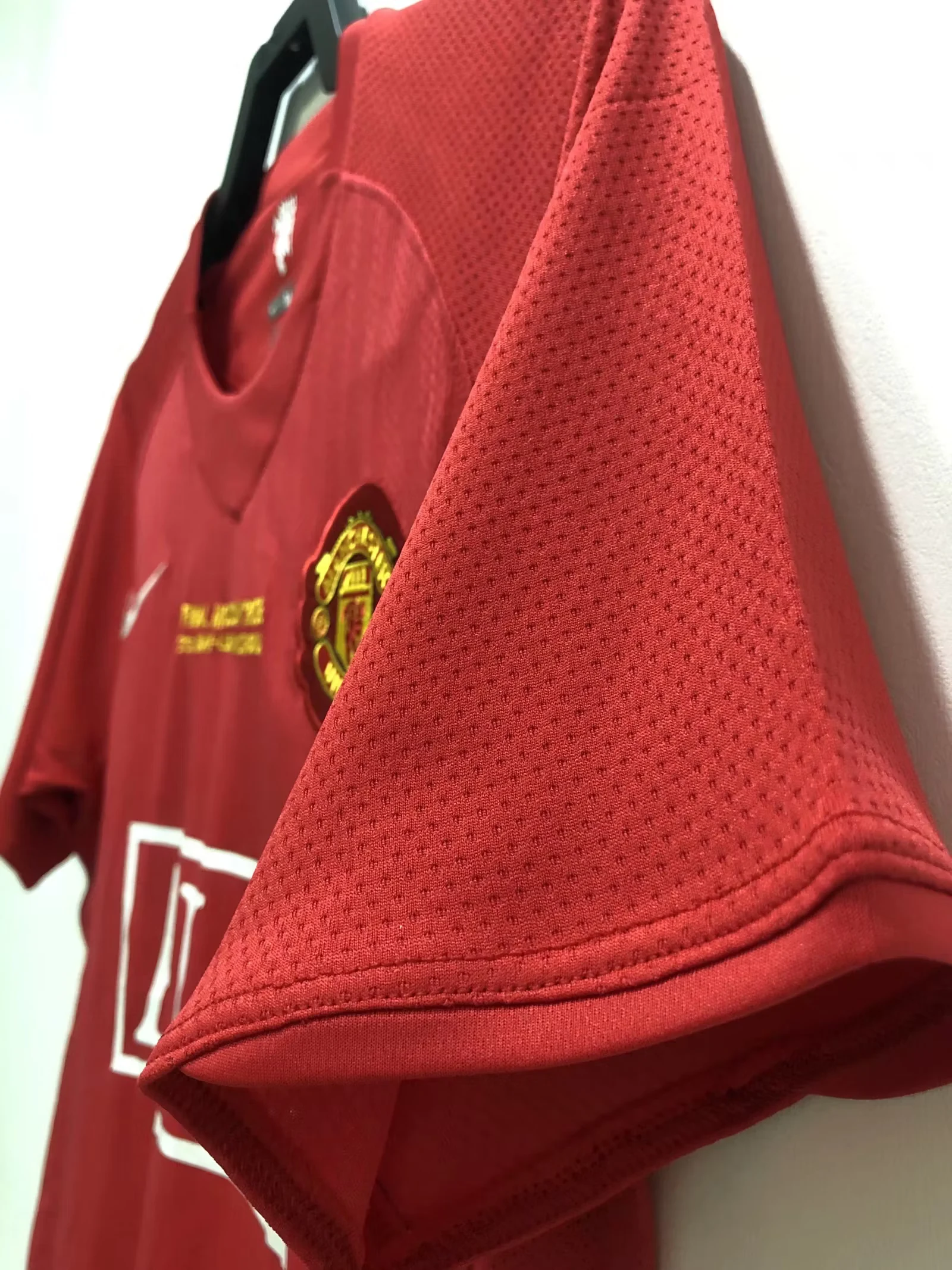 2007-08 Manchester United Home Retro Shirt - Champions League Edition view 4