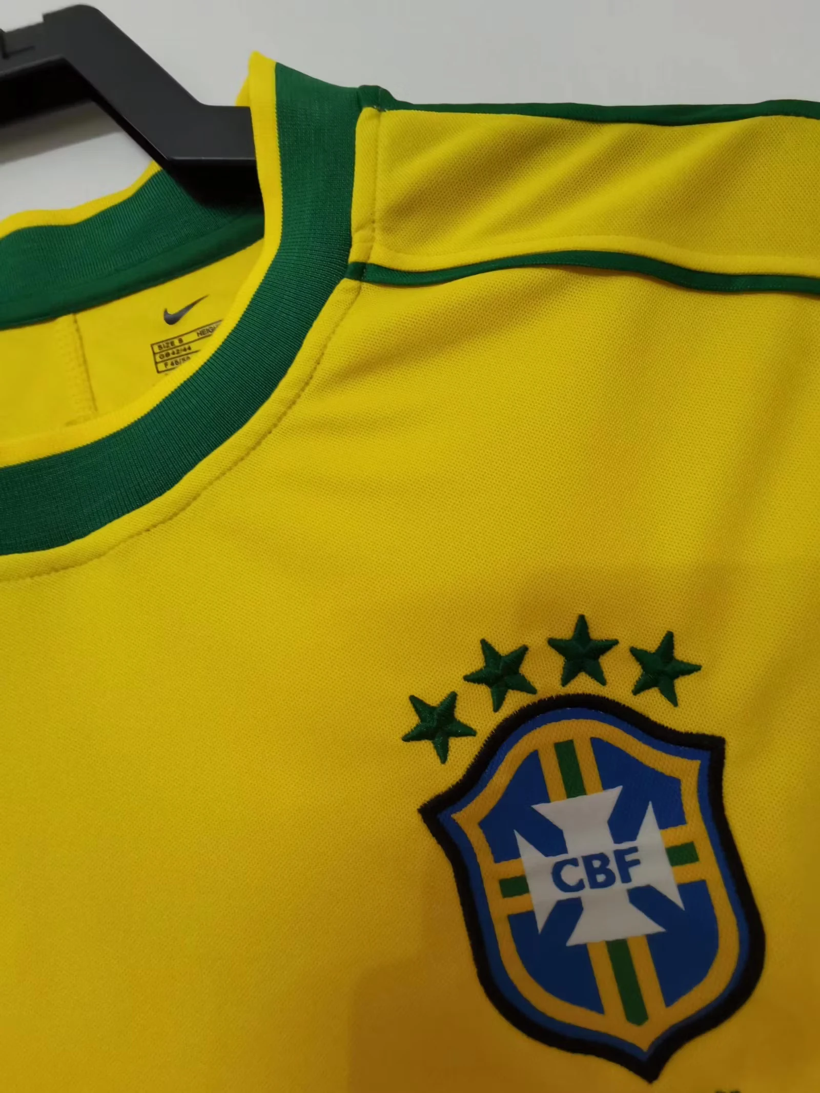 1998 Brazil Home Retro Jersey view 7