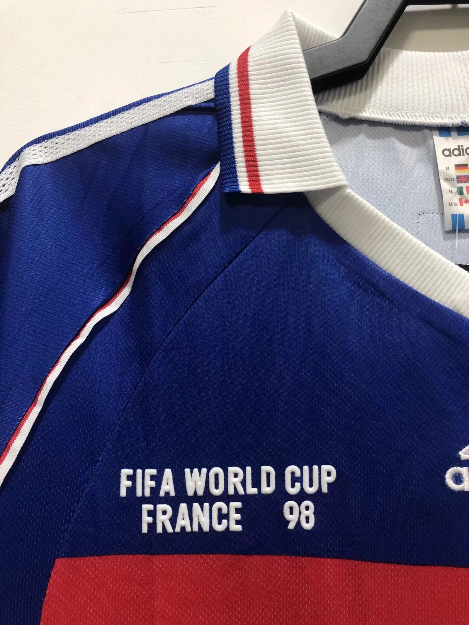 1998 France Home Retro Jersey view 10