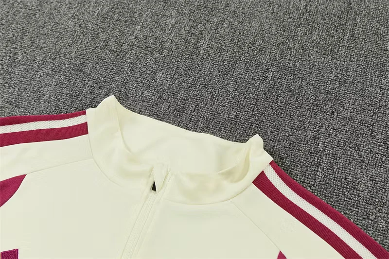2026-27 Real Madrid Beige Half-Zip Training Jersey view 12