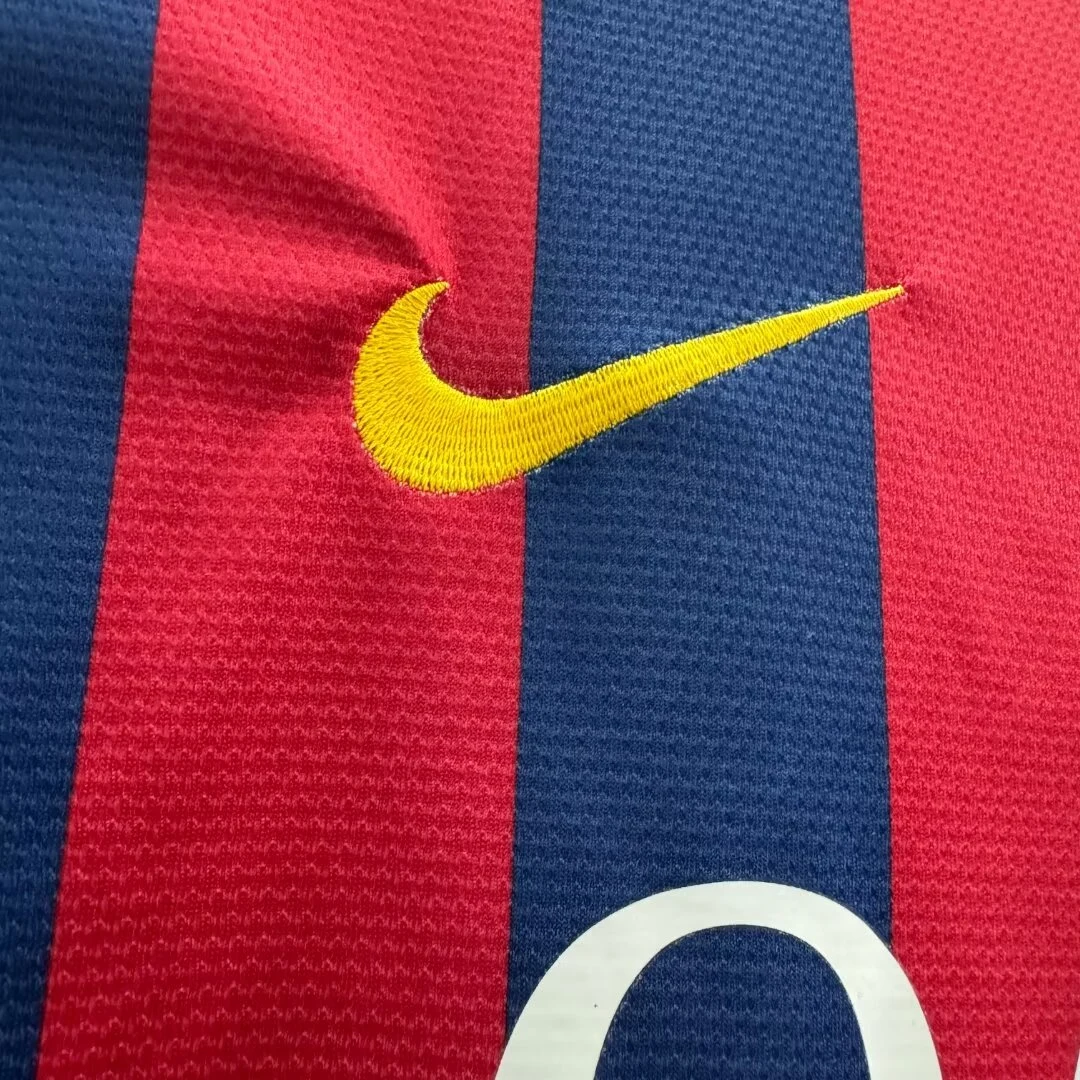 2013-14 Barcelona Home Retro Jersey view 7