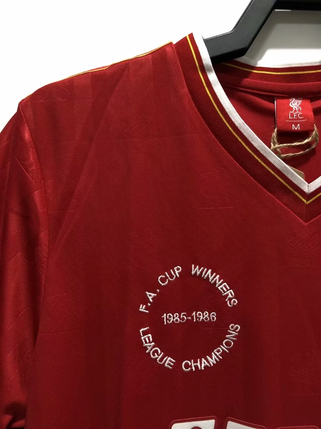 1985-86 Liverpool Home Retro Jersey view 6