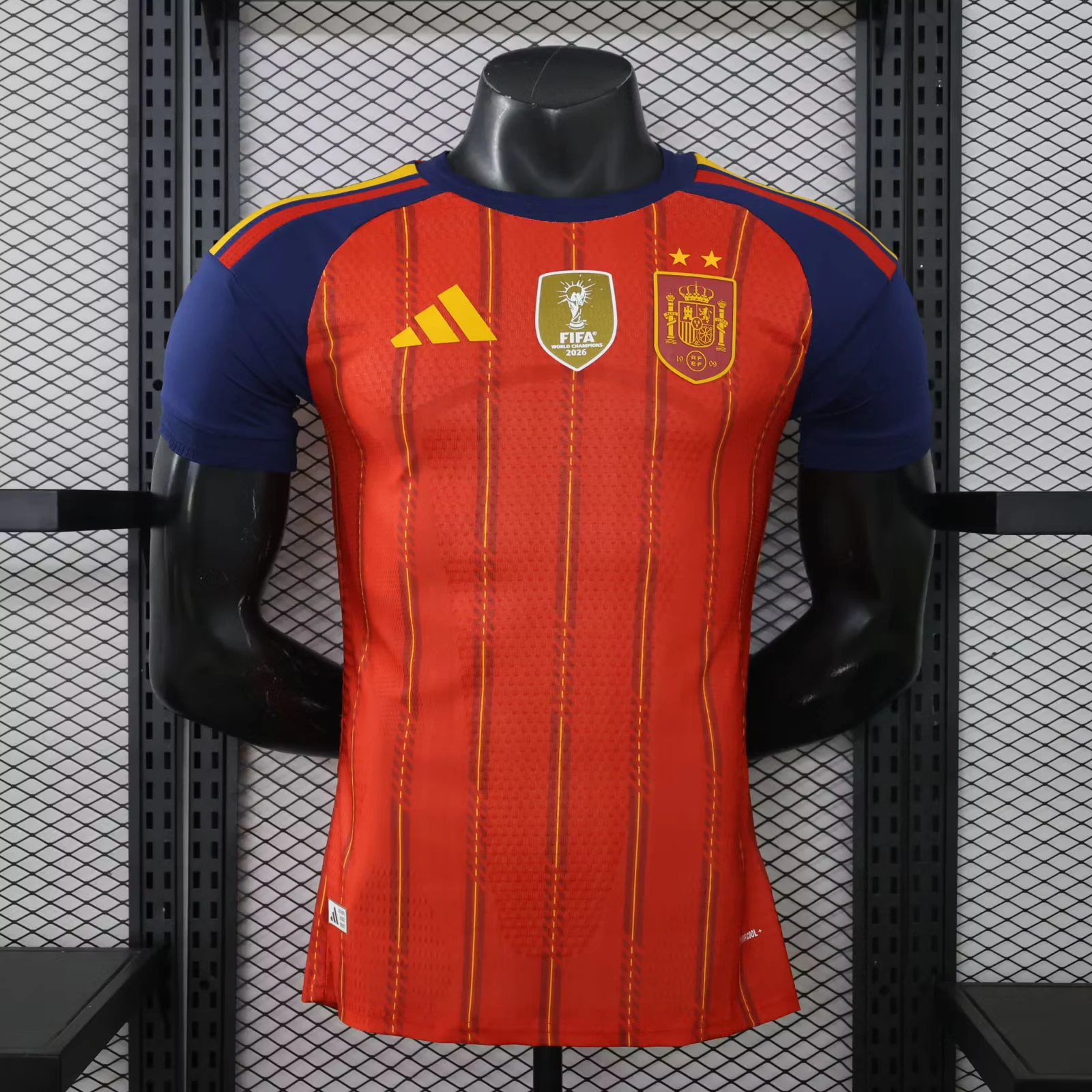 2026-27 Spain Home Jersey (with two stars) – Player Version