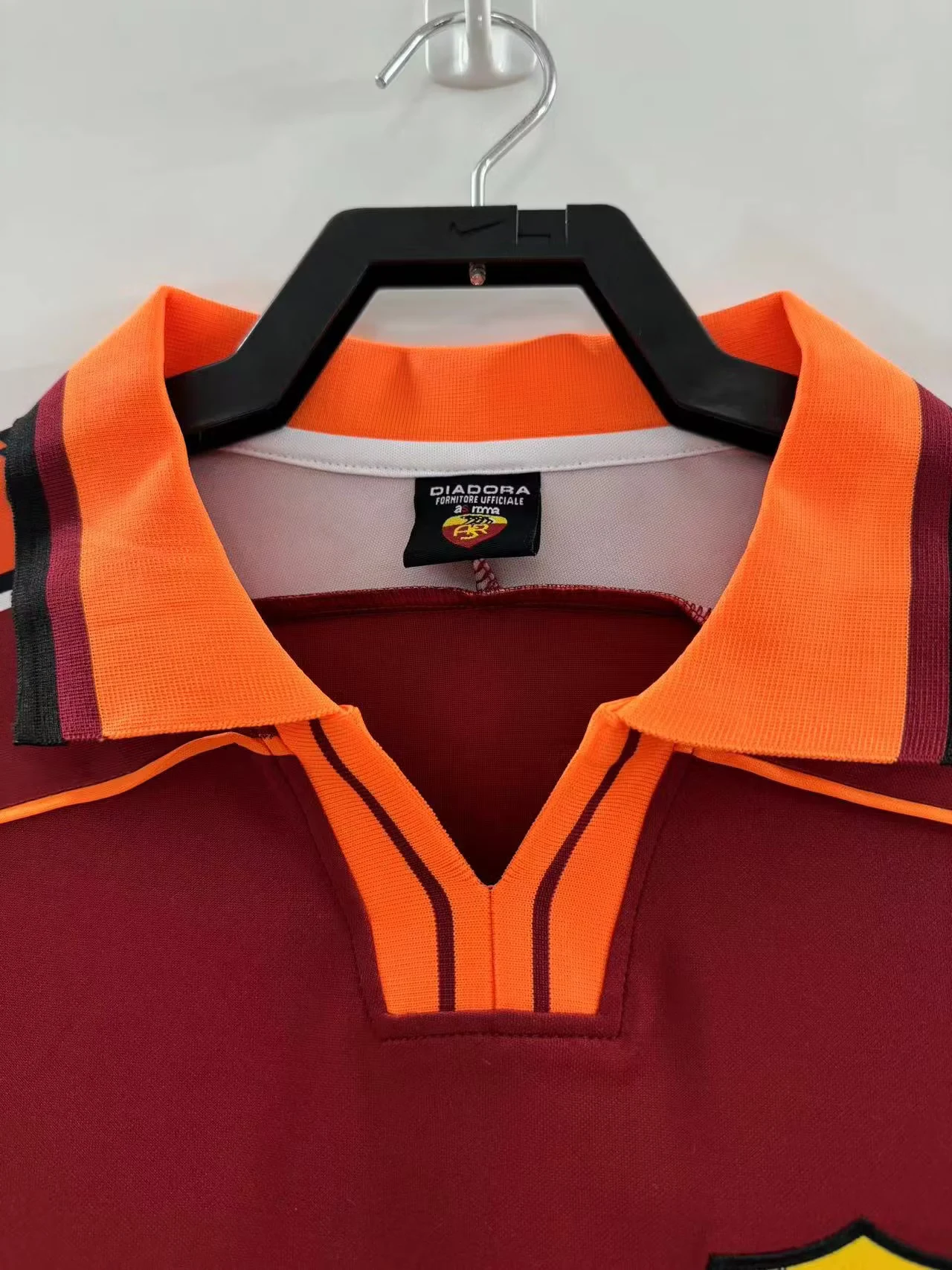 1998-99 Roma Home Retro Jersey view 9
