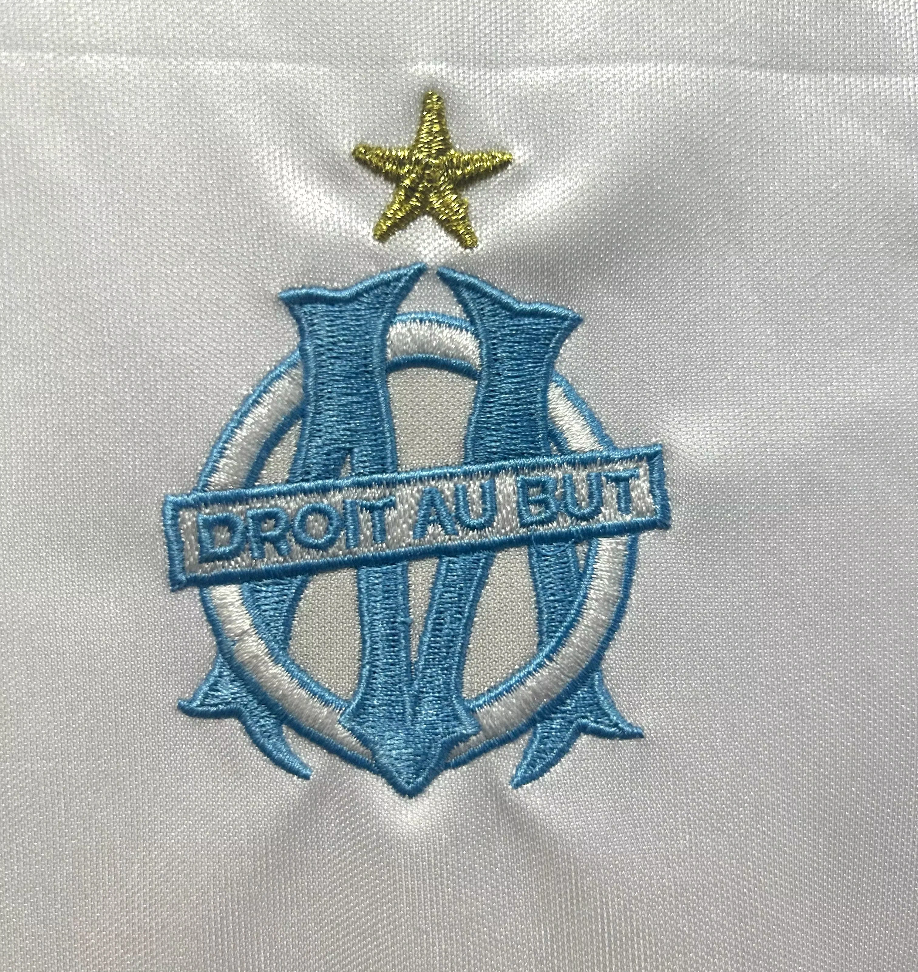 2002-03 Marseille Home Retro Jersey view 6