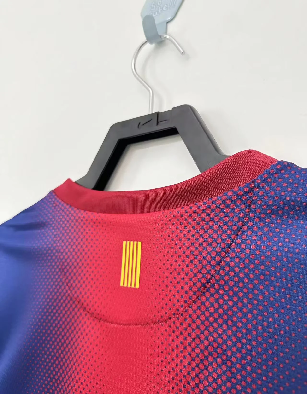 2012-13 Barcelona Home Long Sleeve Retro Jersey view 8