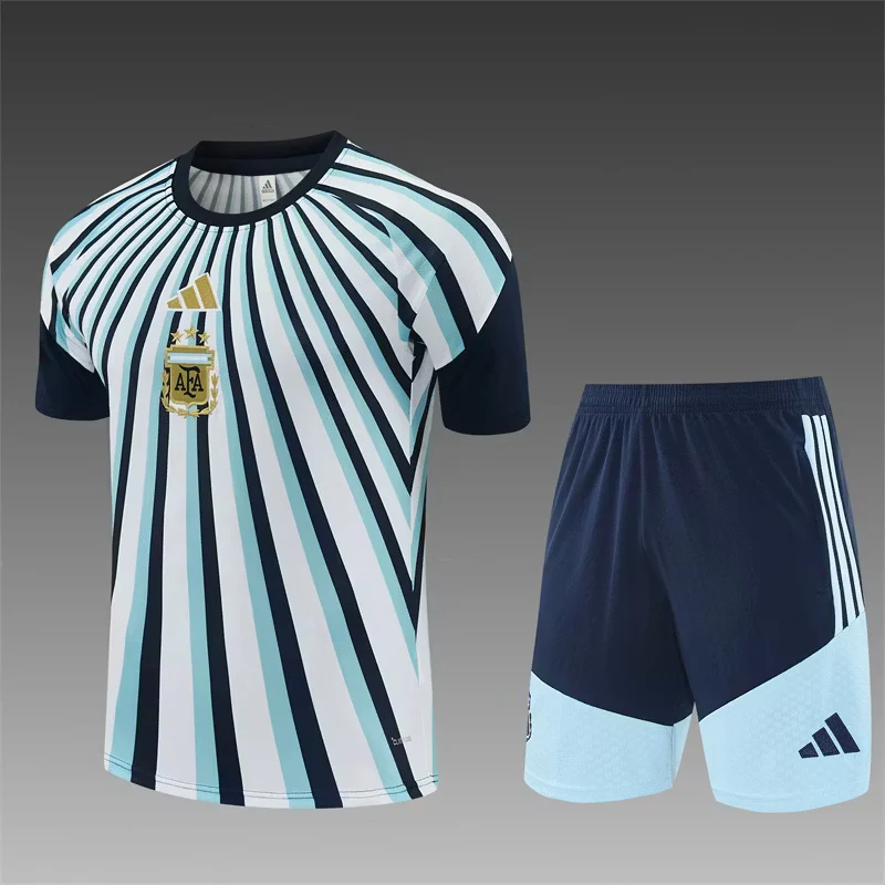 2026-27 Argentina Blue and White Short-Sleeve Training Jersey