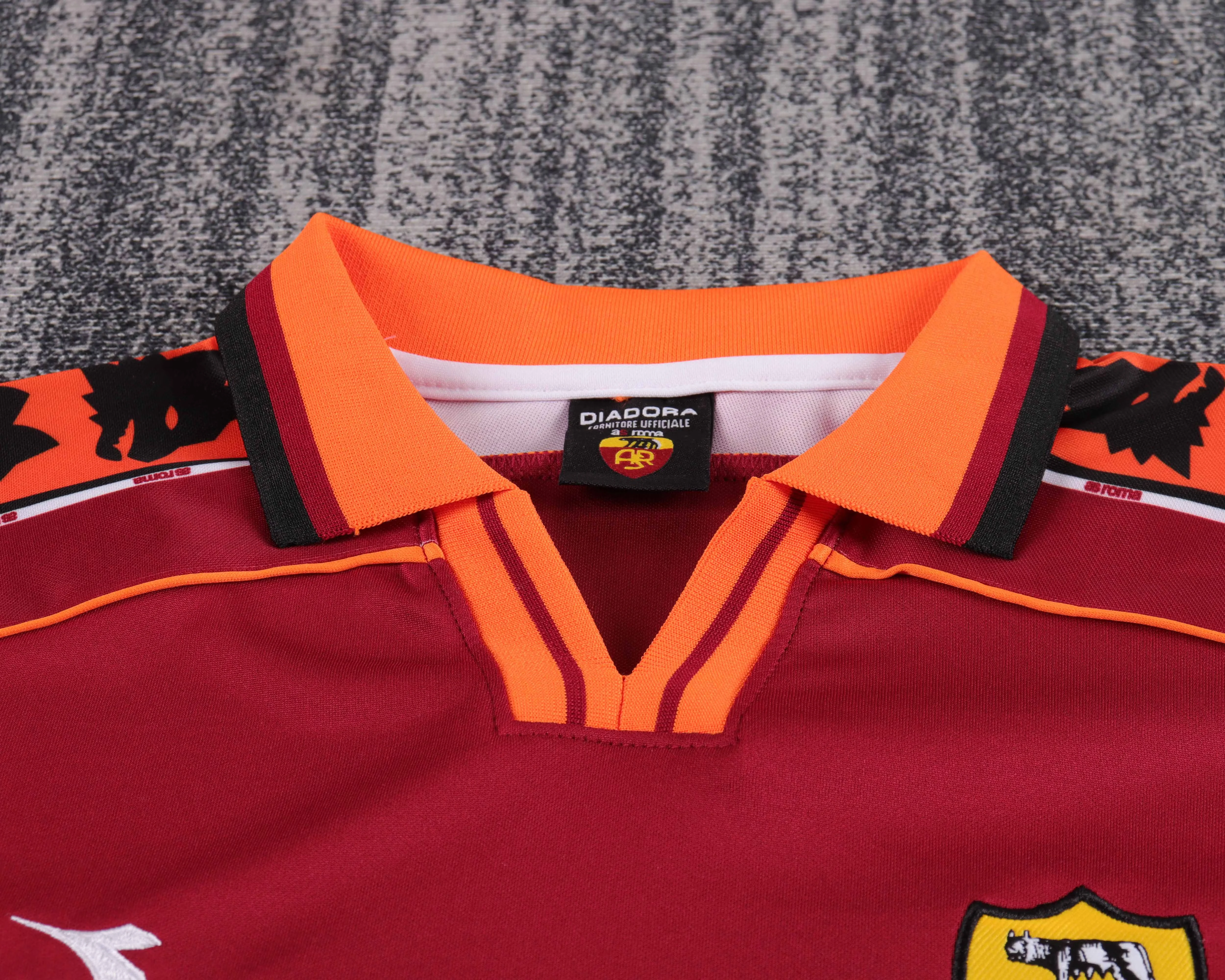 1998-99 Roma Home Retro Shirt - Kids view 13