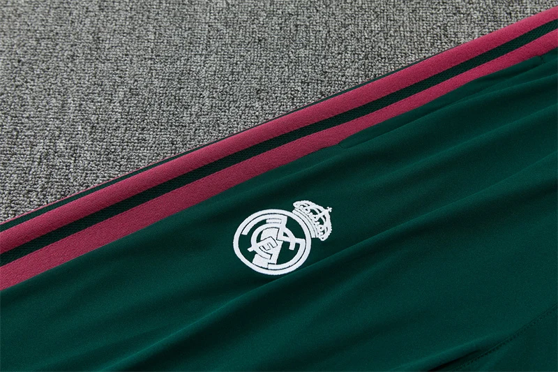 2026-27 Real Madrid Dark Green Half-Zip Training Jersey view 5